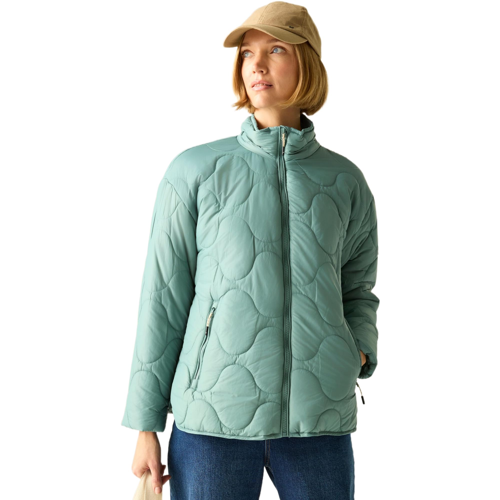 Regatta Women's Teal Carlotte Lightweight Quilted Jacket In | Size: 16