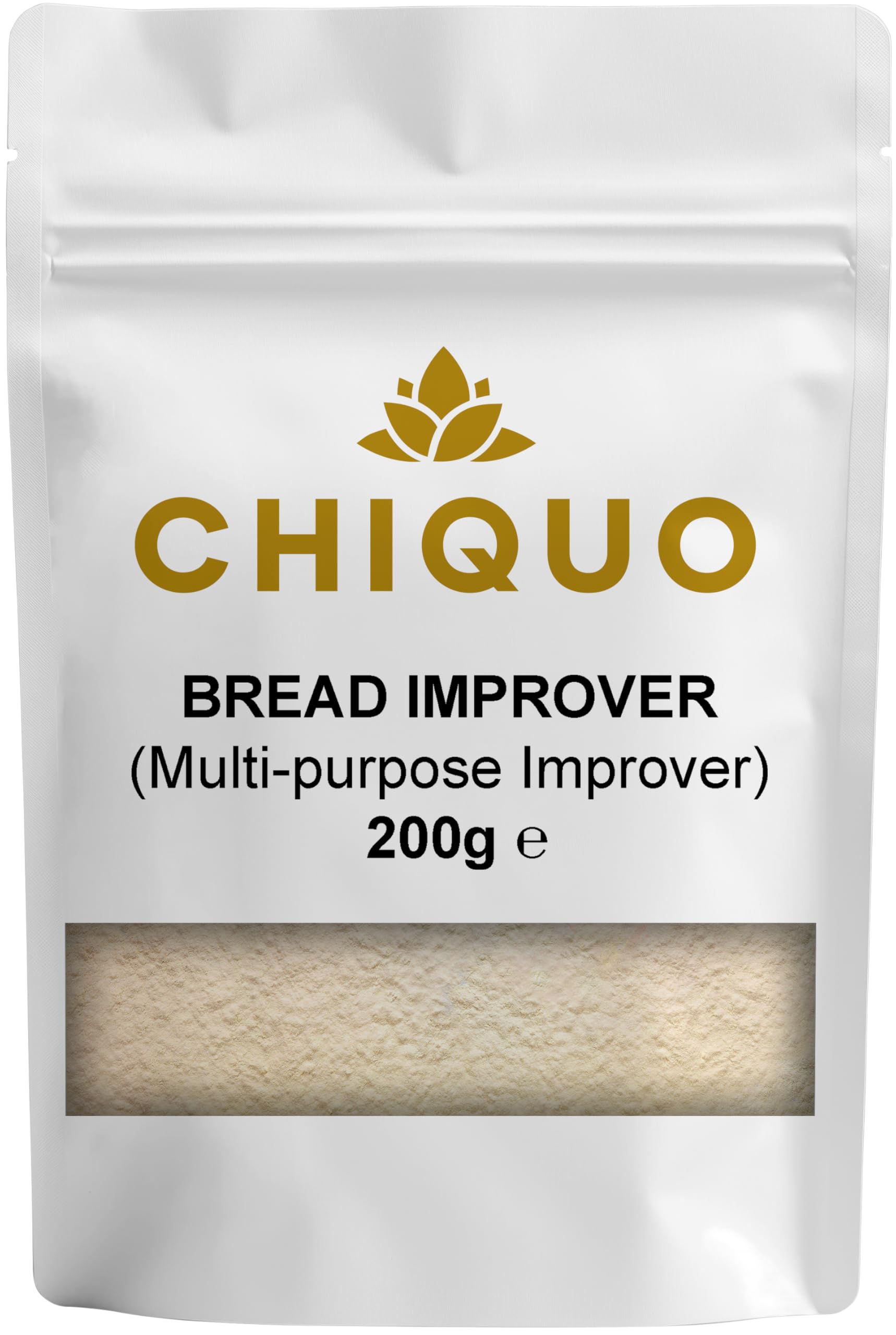 Chiquo Bread Improver 200g – Professional Dough Enhancer & Conditioner for Perfect Bread Texture – Strengthens Starch & Enhances Texture – Ideal for All Flours