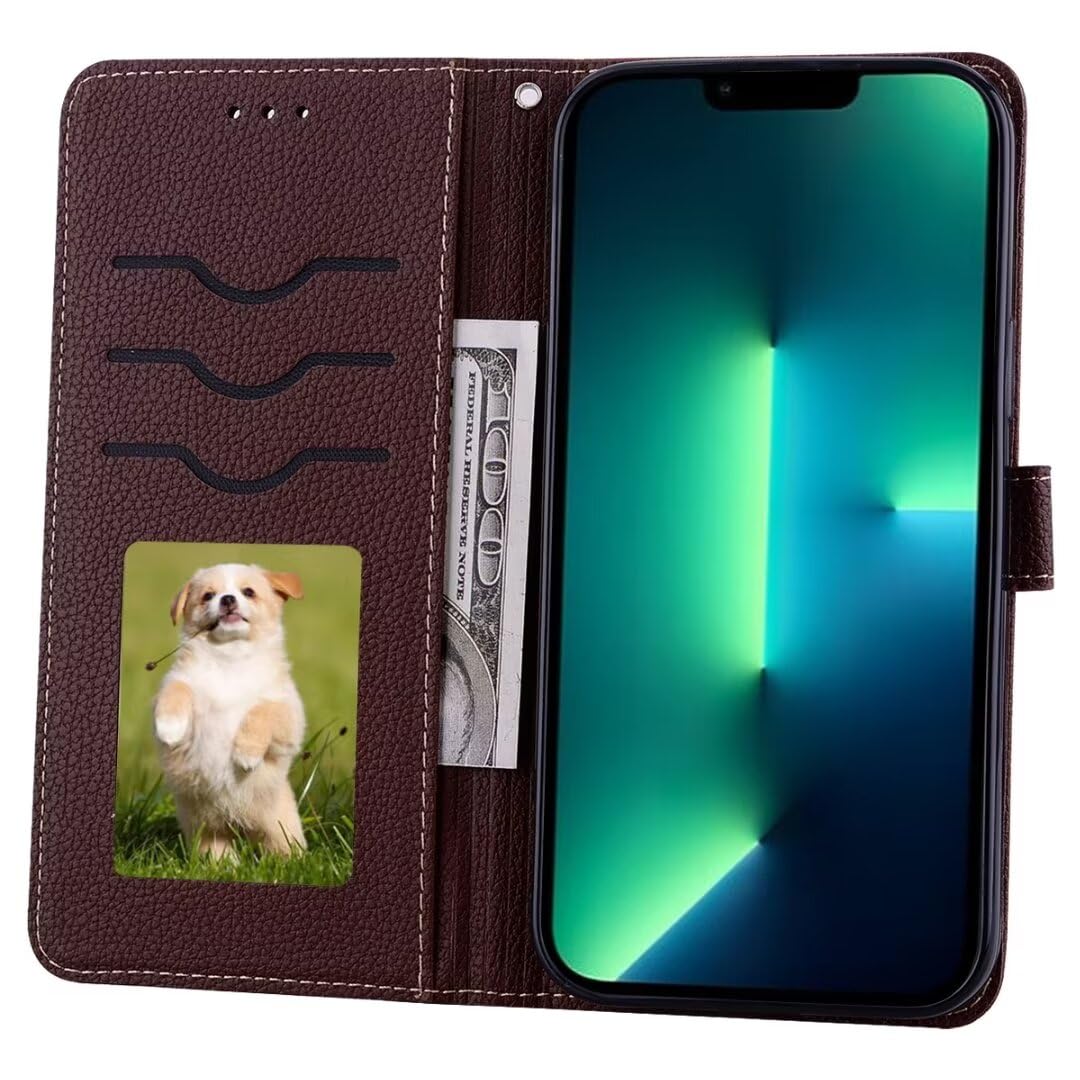 Wallet Handyhülle Für Xiaomi Redmi Note 14 4G – Flip-Case Mit Kartenfächern & Standfunktion – Design: Wolf