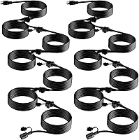 Vista 13 de K KASONIC - Cable de extensión para exteriores de 25 pies, enchufes con 3 salidas espaciados uniformemente, 16/3 SJTW a prueba de inclemencias