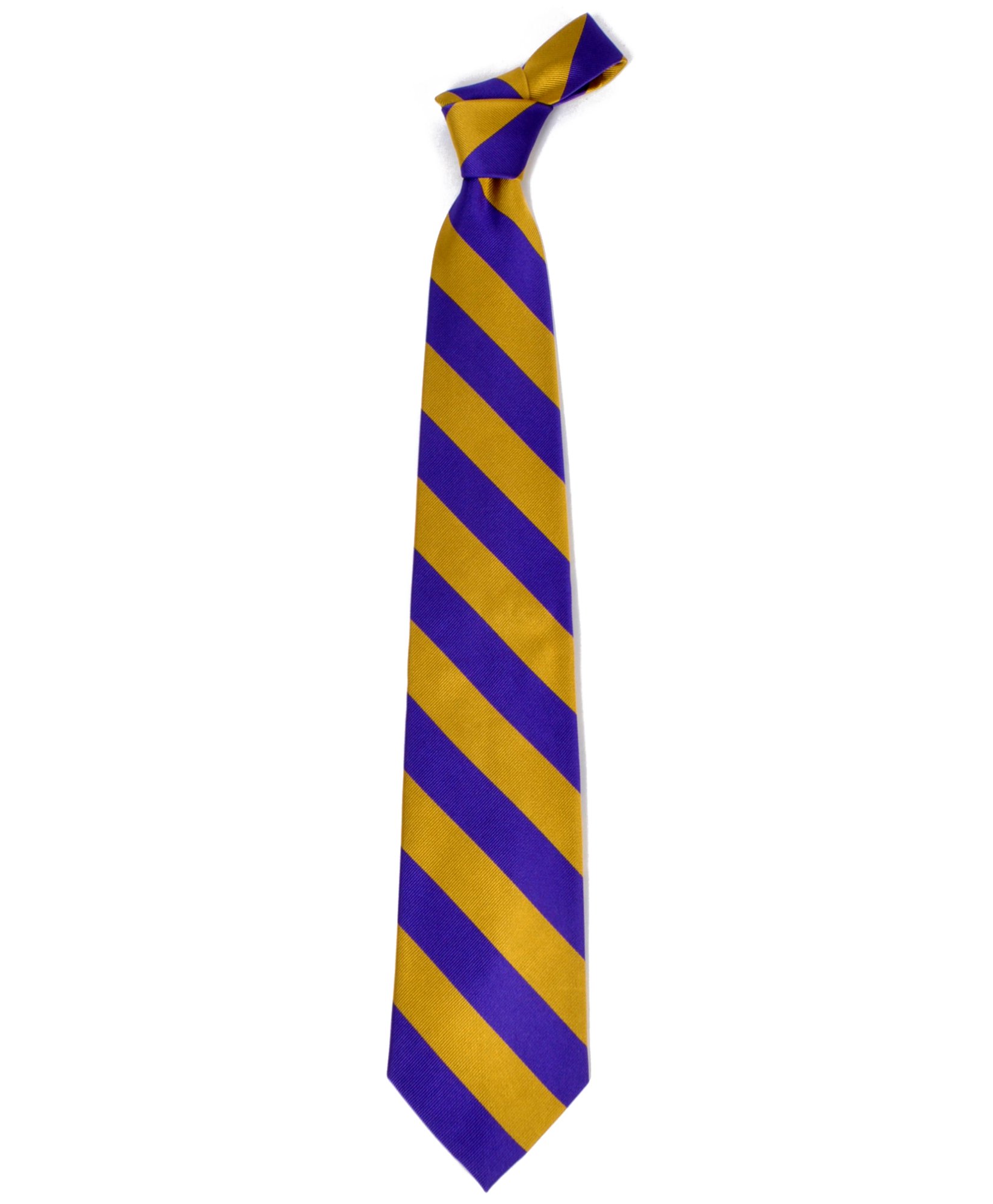 purple and gold neckties