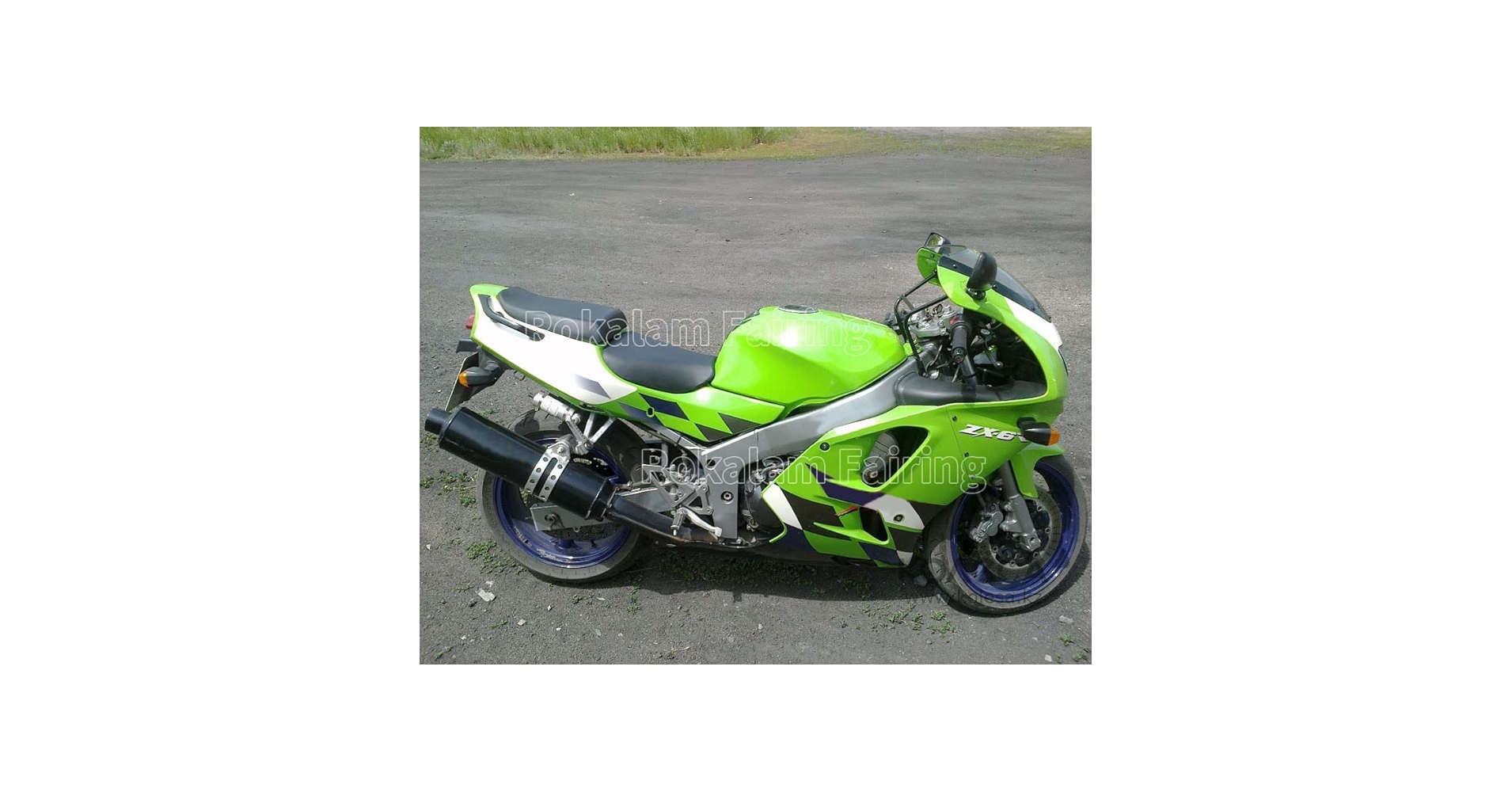 Green ABS Fairings Kit For Kawasaki Ninja ZX-6R ZX 6R 1994