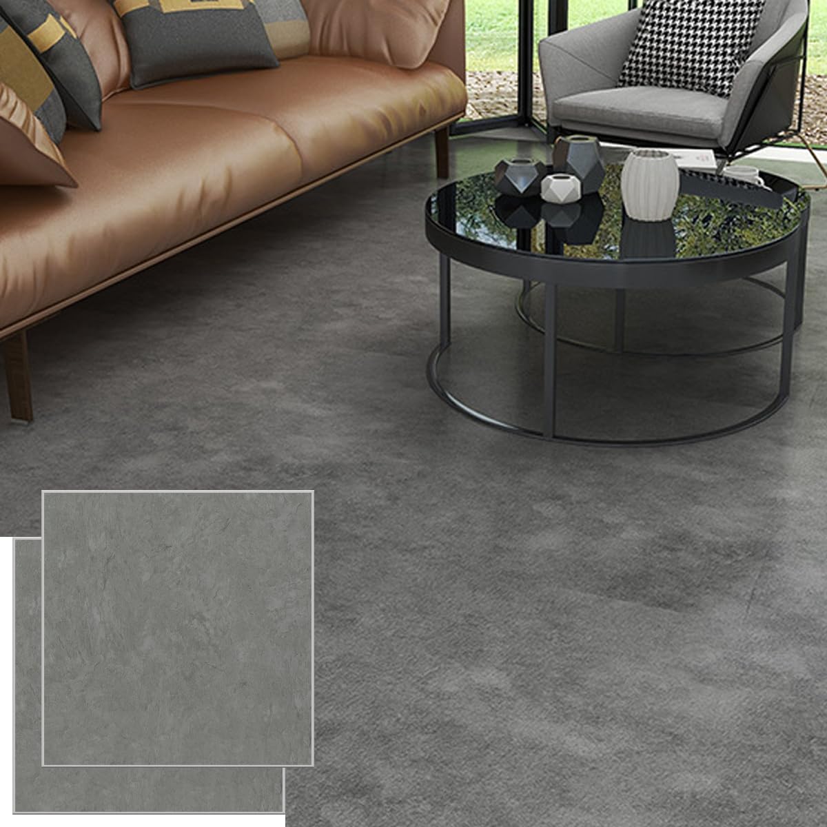 フロアタイル 大理石 フローリングスタイル 48枚入約6畳分 貼るだけ 置くだけ Amazon | フロアタイル 大理石 フローリングタイル 【48枚入約6