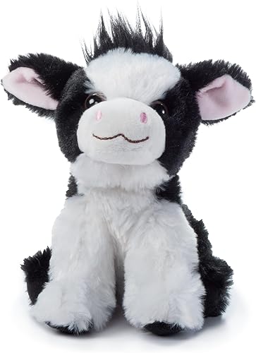 Miniatura 2 de The Petting Zoo Peluche de vaca de peluche, regalos para niños, animales de granja Wild Onez Babiez, juguete de peluche de vaca de 6 pulgadas
