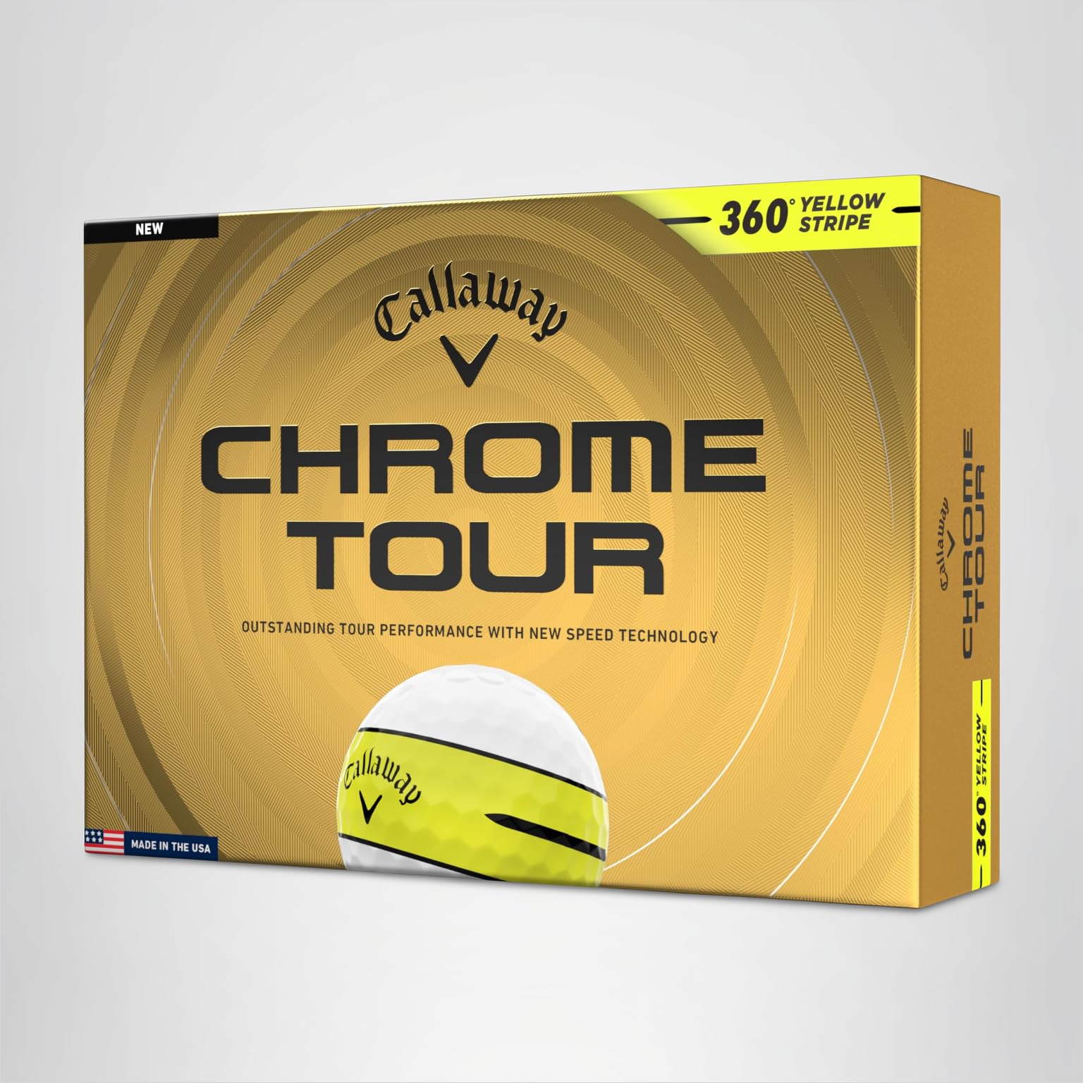 Amazon | キャロウェイ(Callaway) ゴルフボール CHROME TOUR 26 1