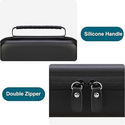 Miniatura 6 de Canboc Estuche de viaje para nebulizador inhalador portátil de mano, nebulizador de compresión para el hogar para adultos y niños, bolsillo de malla