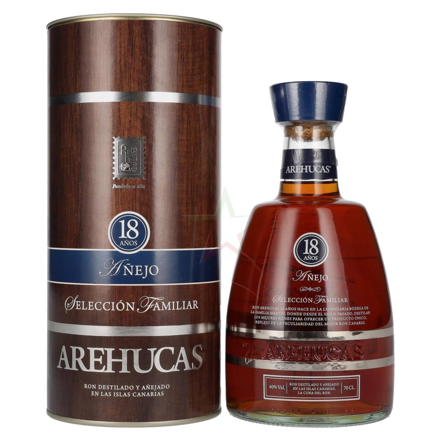 Ron Arehucas 18 Años Añejo Reserva Especial 40,00% 0,70 lt.