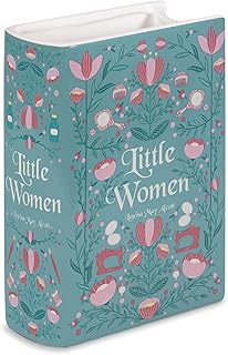 Steel Mill & Co Original Large Book-Shaped Decorative Vase, Ceramic Vase...