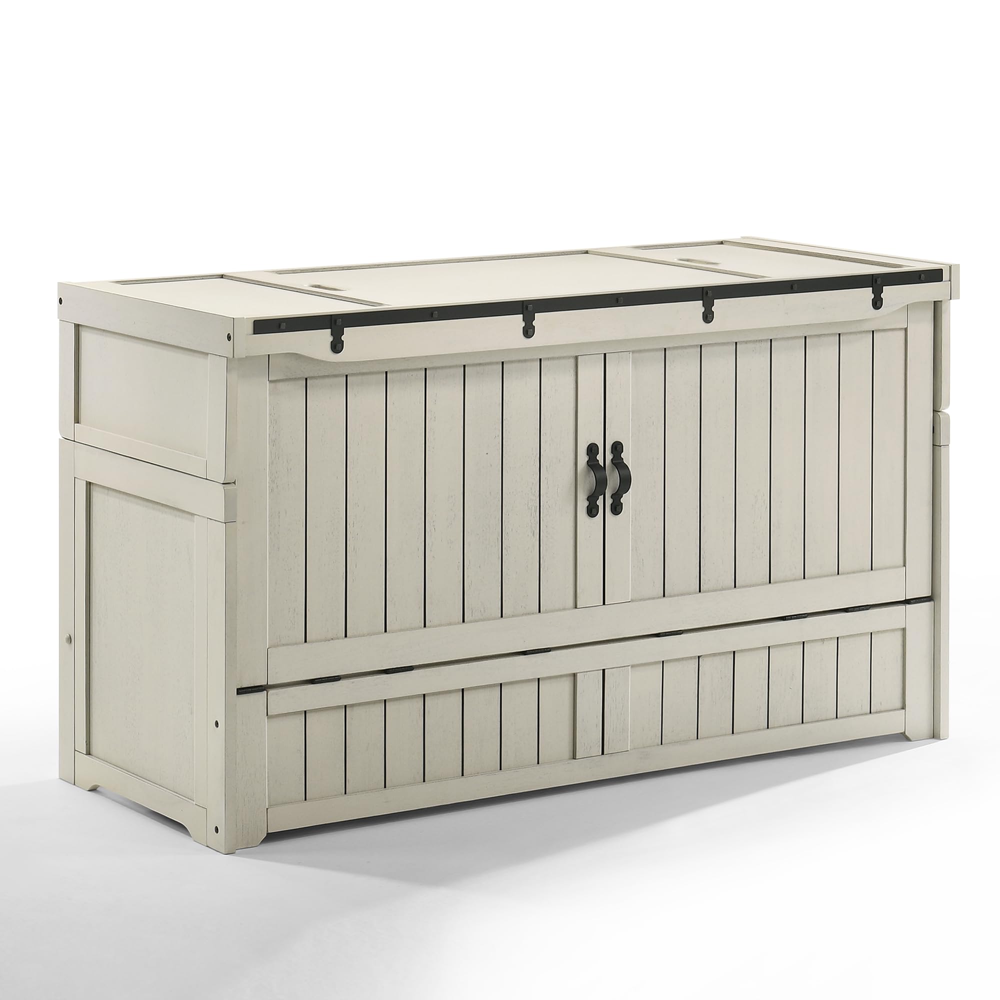 Night & Day Furniture Rustic Murphy Cube Cabinet Bed