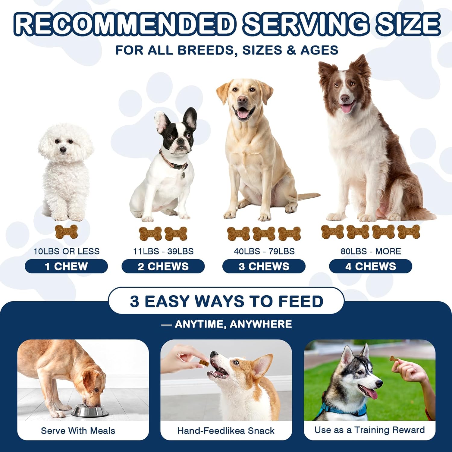 2 Pack Calming Chews for Dogs 300 Count with Melatonin Dog Anxiety Chews Stress Relief Sleep Treats Extra Strength Calming for All Dogs-Fireworks Thunder Barking Separation Vet Approved Chicken Flavor