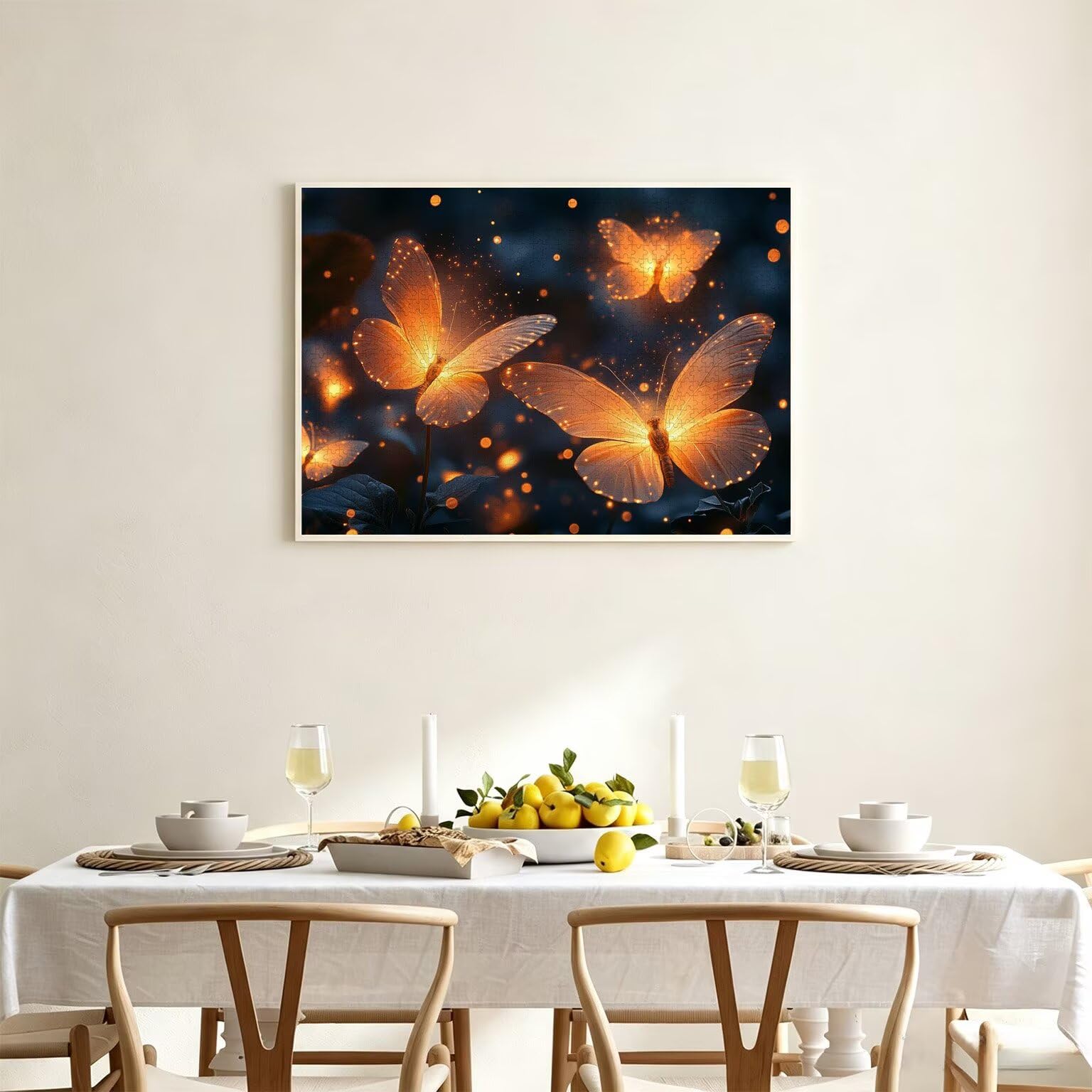 Puzzles 1500 Piezas, Puzzle Madera Mariposas sueño, n-246