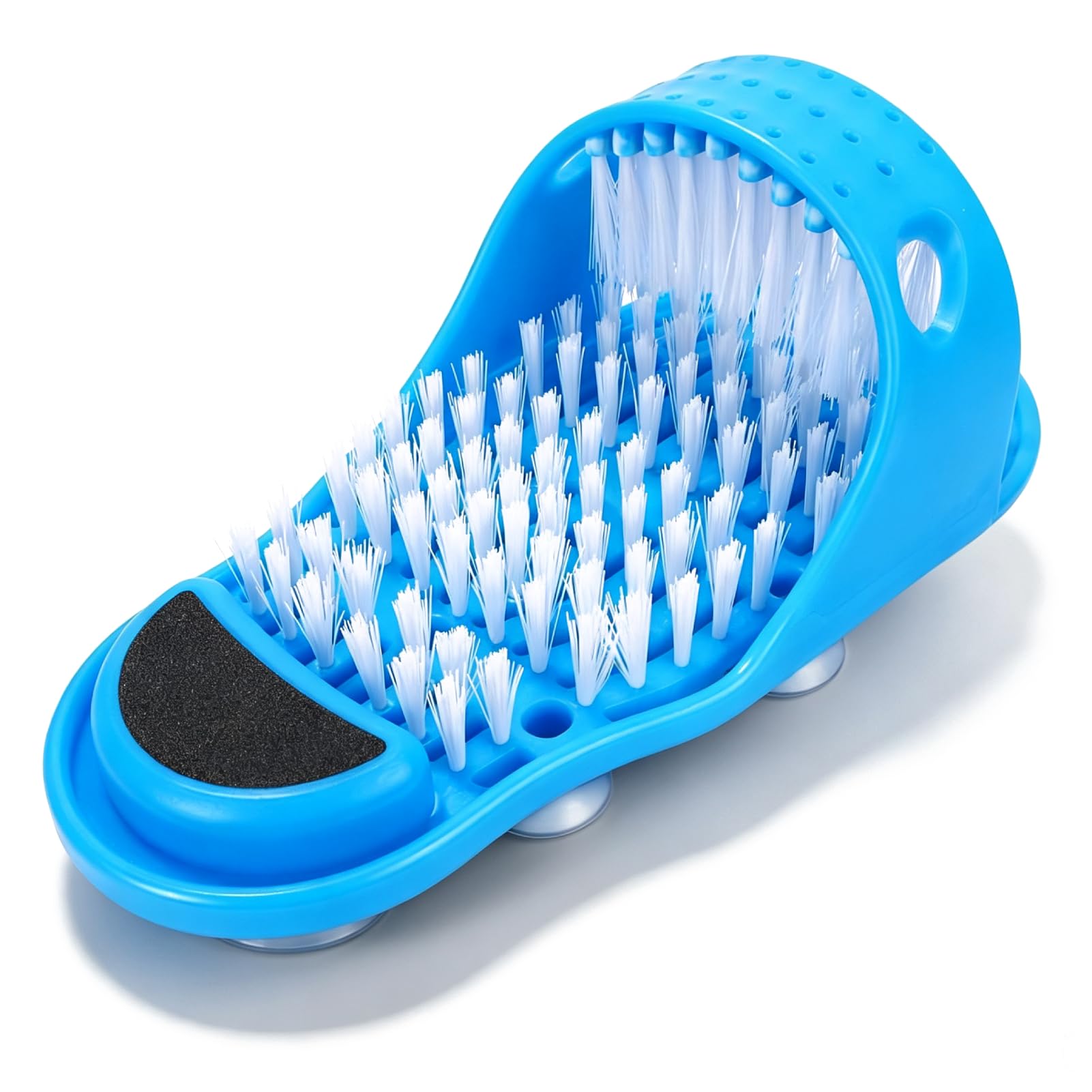 Brosse De Laveuse De Nettoyage De Pieds De Laveur De Pied De Douche Avec Ventouse, Nettoyant De Pied Douche Brosse Pied Douche Pour Coller Sur Le Sol Douche Spa Massage
