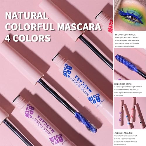 Miniatura 7 de FantasyDay - Máscara de pestañas sensacional de larga duración, a prueba de manchas, 4 unidades, 0.39 onzas líquidas, lavable, voluminizadora,