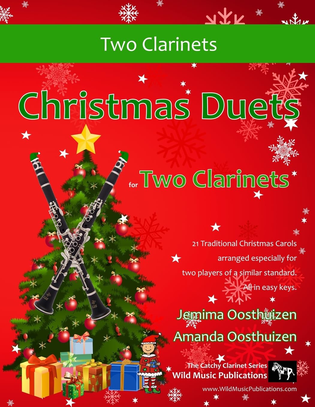 Christmas Duets for Two Clarinets: 21 Traditional Christmas Carols arranged for two equal clarinets of intermediate standard. Several are below the break. (Clarinet Duets for Intermediate Players)