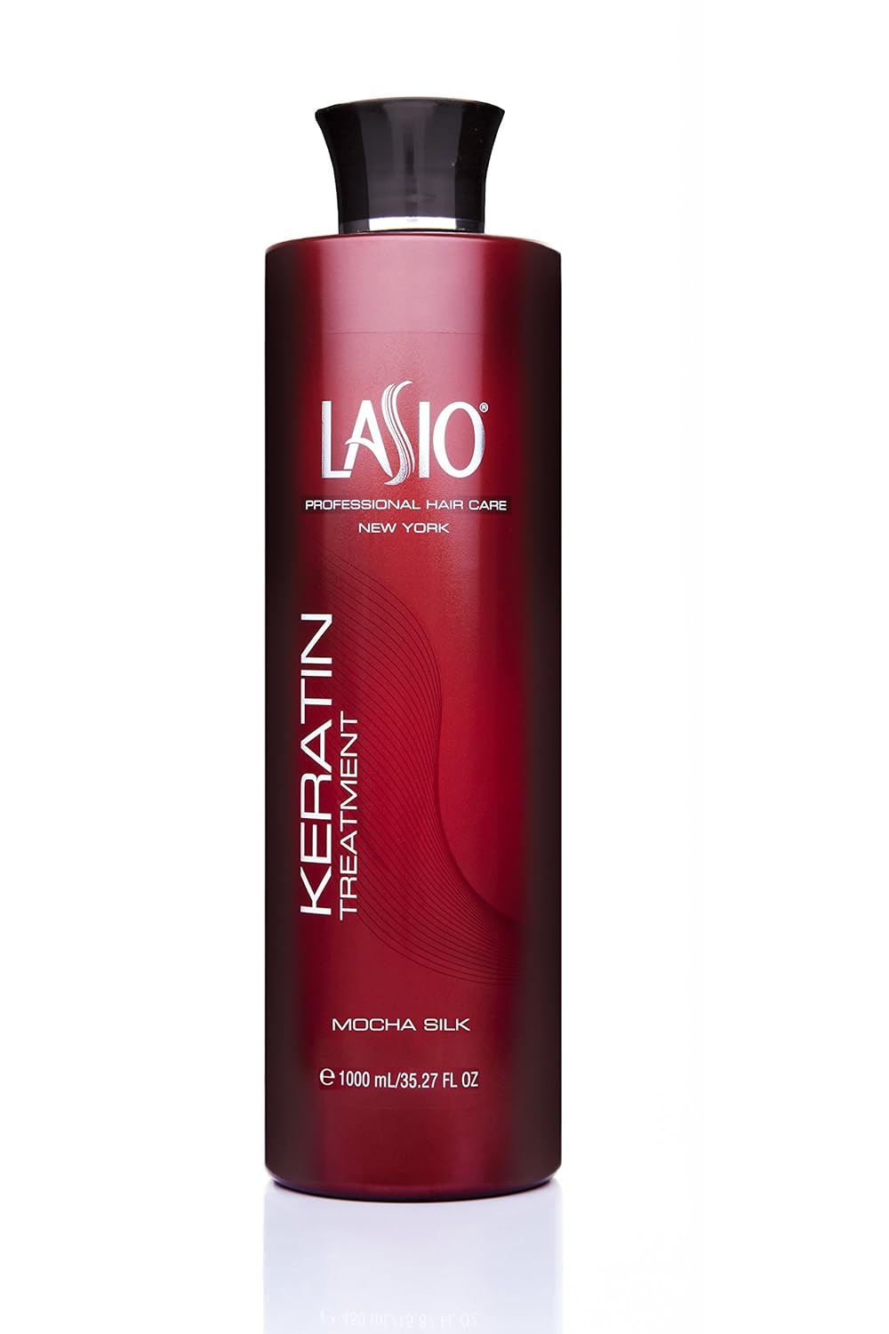 Lasio Mocha Silk keratin hair treatment- Frizz Eliminating, Strengthens & Smooths Hair with Keratin & Cacao Oil for Shine & Repair, Professional Salon Grade, Available in 15.87oz & 35.27oz Sizes