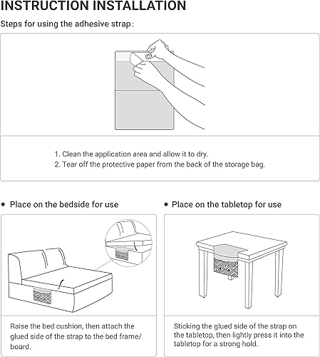 Miniatura 6 de Mkono Organizador de almacenamiento de macramé, organizador de almacenamiento bohemio con control remoto para tableta, revistero con 4 bolsillos,