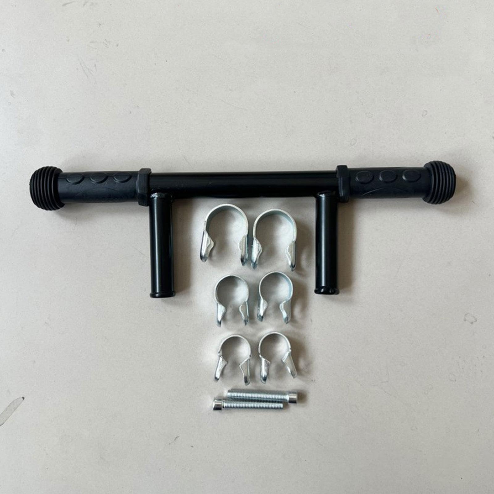 Extensor de Manillar para Cochecito Barra de Extensión Repuesto Universal Accesorio de Empuñadura de Hierro Resistente Instalación Sencilla con Tornil, Clip Diia 22 25 32
