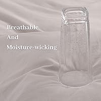 Vista 315 de NEXHOME PRO Funda de edredón Twin XL 100% algodón lavado, transpirable, duradera, texturizada, similar al lino, juego de ropa de cama para el hogar