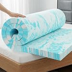 OLIXIS 3" Twin XL Gel Memory Foam Mattress Topper, CertiPUR-US Certified | Ventilated Plush Gel Overlay for Dorm RV Sleeper Sofa; Evens Body Pressure, Refreshes Old Mattresses for Every Rest Position