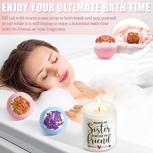 Miniatura 6 de Regalos para hermanas de hermana, regalos de cumpleaños para hermana de hermano, regalos de cumpleaños para mejor amiga, para cuñada, hermana del