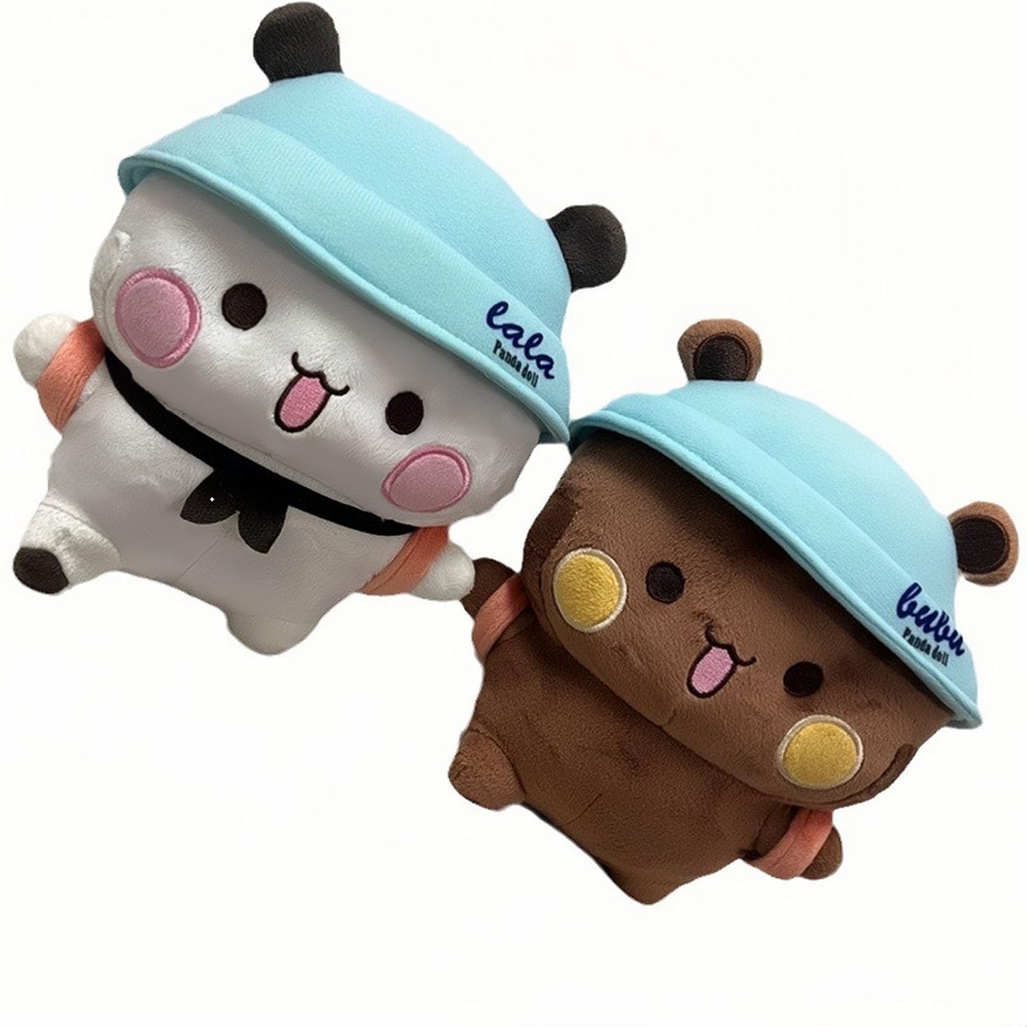 Peluche Kawaii Bubu Et Dudu - Panda Ours 20 Cm - Jouet En Peluche Courte Pour Collection, Décoration Chambre, Cadeau