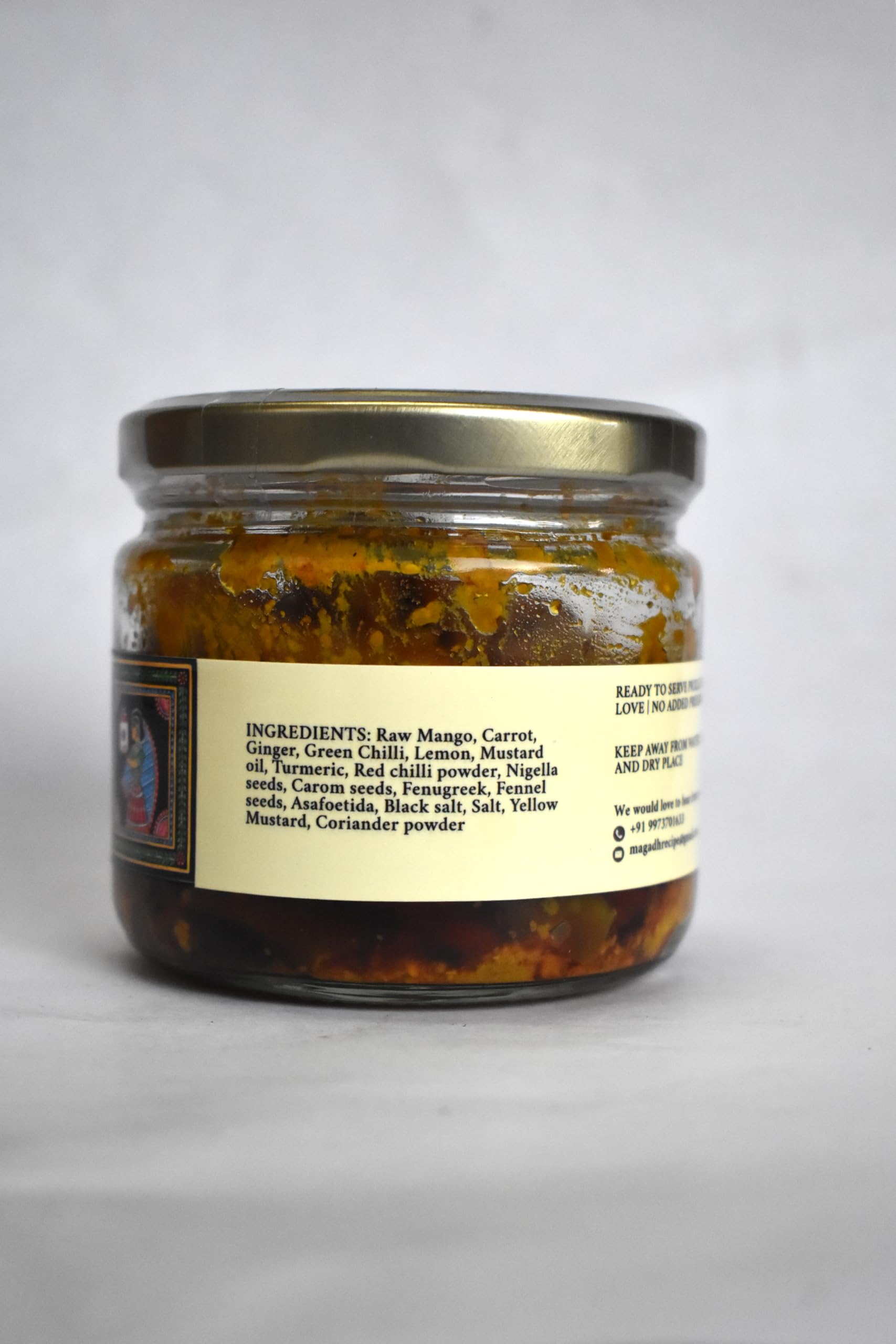 Magadh Recipe Mixed Pickle, 250g, Homemade Traditional Style - Image 3 thumbnail
