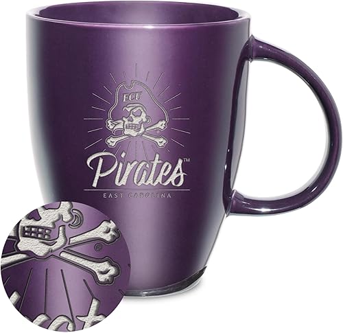 Vista 39 de Rico Industries NCAA - Taza de cerámica con grabado láser, 18 onzas, café y té