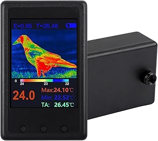 2 10,2 cm LCD-Infrarot-Wärmebildkamera mit USB-Schnittstelle für genaue Temperaturerkennung und Echtzeit-Thermodatenausgabe