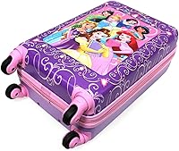 Vista 3 de Disney Maleta rígida para niños con ruedas de mano Princesa Disney