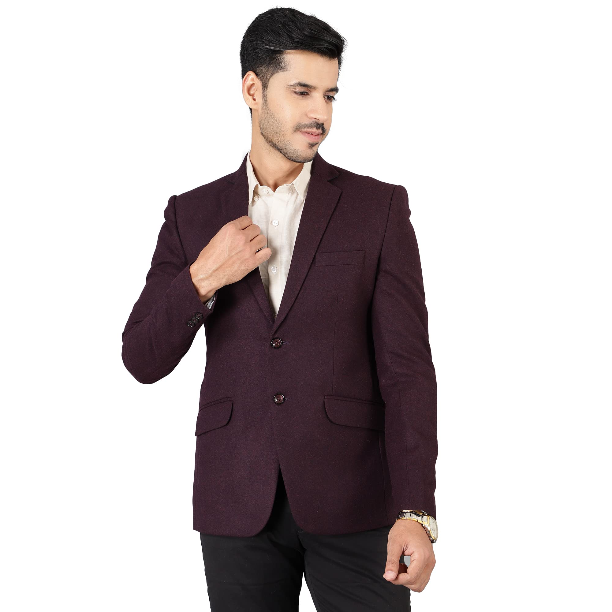 wintage Men's Single Breasted Tailored Blazer-picture-13