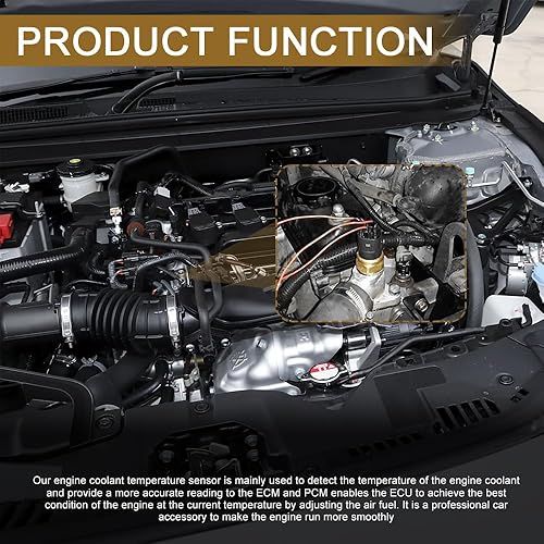 Miniatura 3 de Sensor de temperatura del refrigerante del motor, sensor de temperatura del aceite, sensores de termostato de temperatura del agua, accesorios de