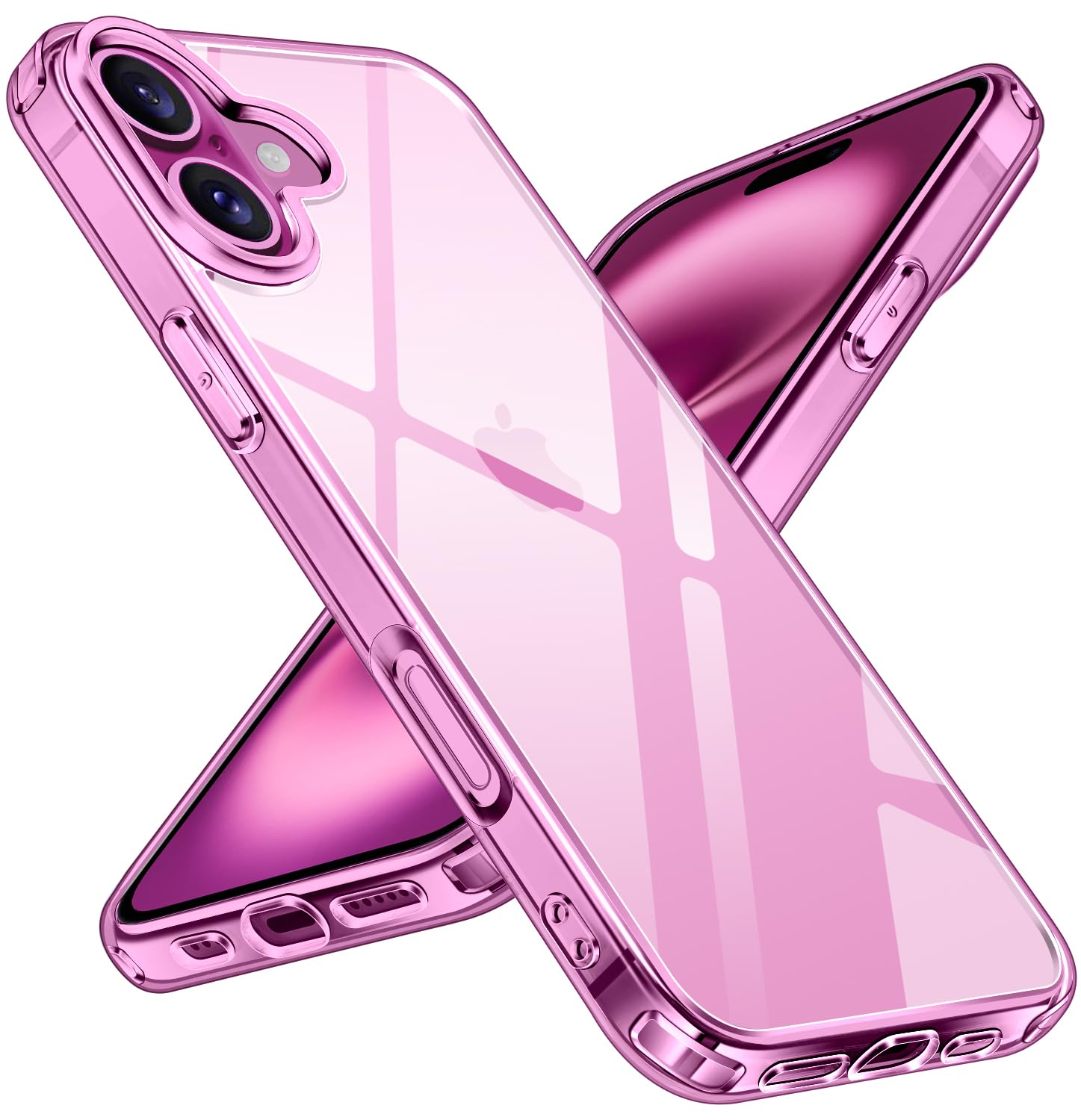 Ivoler IPhone 16 Case 6,1 Zoll – Kristallklar, Stoßfest, Vergilbungsfrei, Militärstandard