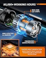 Vista 7 de SEALIGHT Bombilla LED 3156 3157, luces de señal de giro ámbar, bombilla de luz LED 3056 3457A 4057 4157 con proyector HD y resistencia adicional