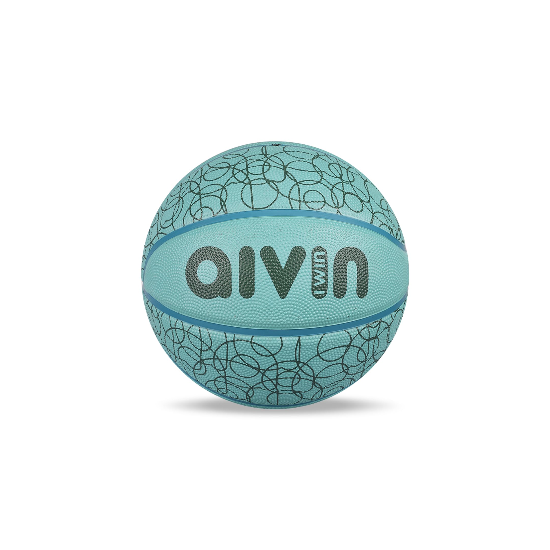 Aivin N’WAAB Basketball – Strong Bounce | Superior Grip | 8 Panels | Molded Durable Rubber Cover with Pebbled Texture for Better Grip - Size 7