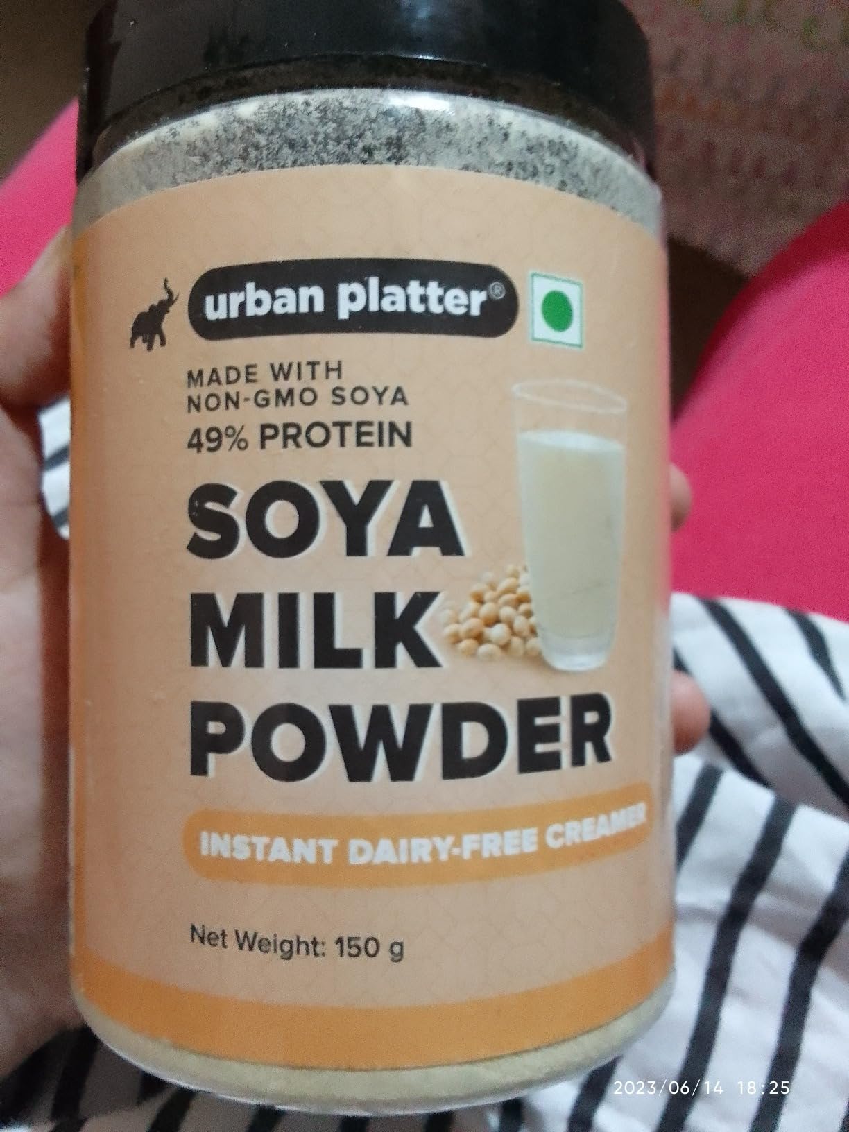 Urban Platter Soya Milk Powder, 150g / 5.3oz [PlantBased/Milk