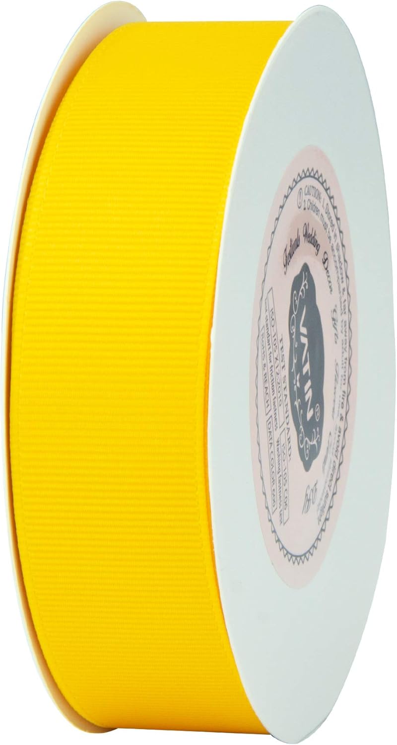 VATIN 1" Grosgrain Ribbon, 50-Yard,25 Yards Each Roll Perfect for Wedding Decor Wreath - Image 4