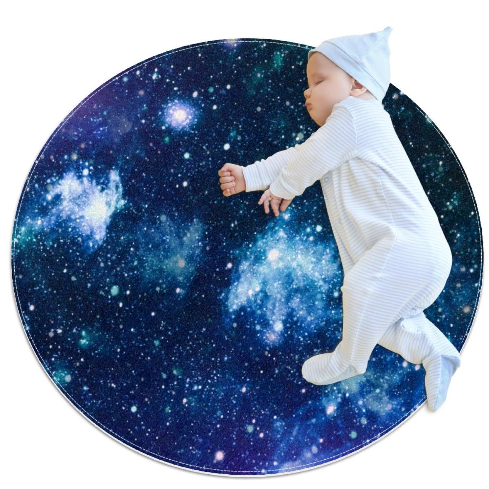Tapis de sol antidérapant galaxie contre les glissades en chambre enfant