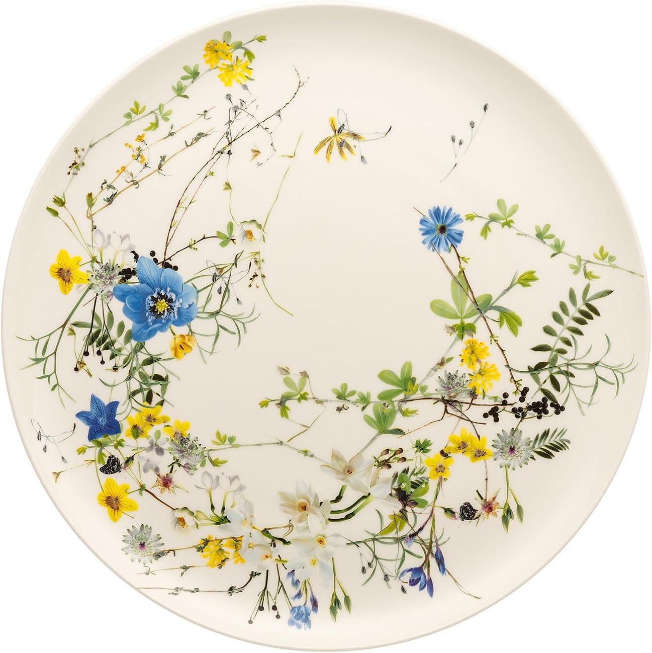 Brillance Fleurs des Alpes talerz na stół 32 cm
