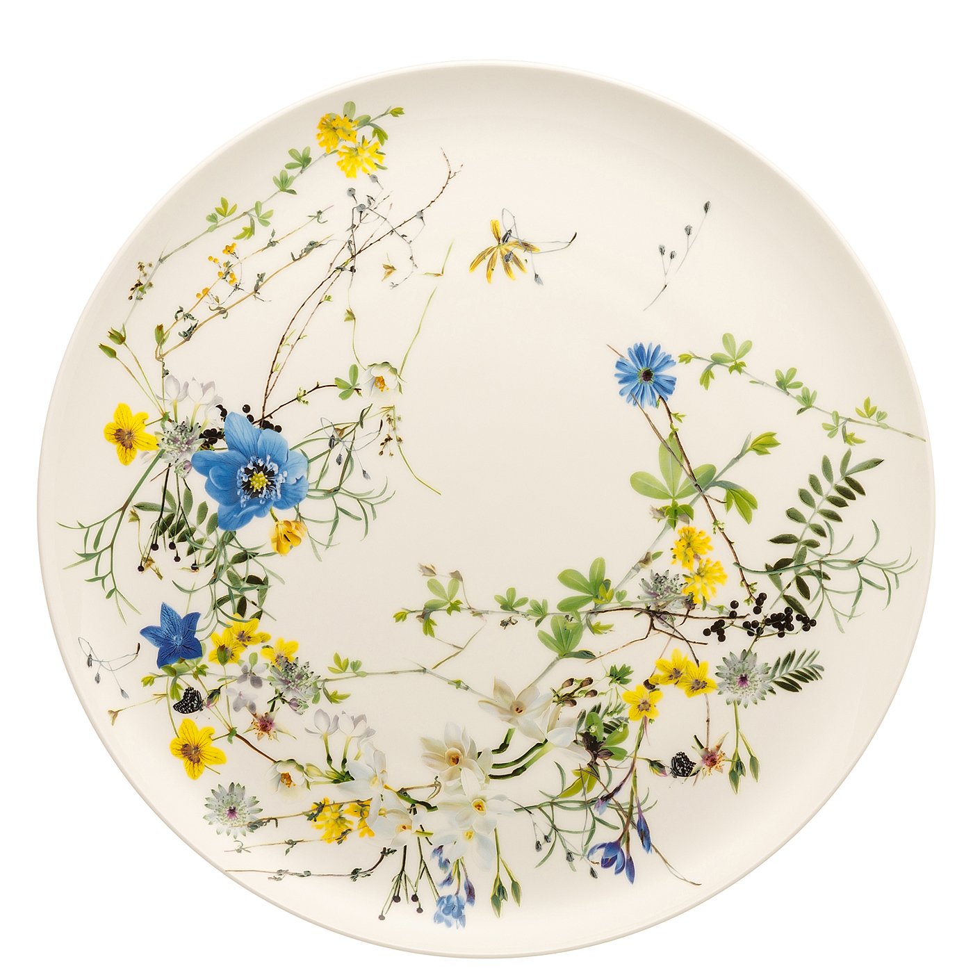 Rosenthal Brillance Fleurs des Alpes Charger Plate 32 cm
