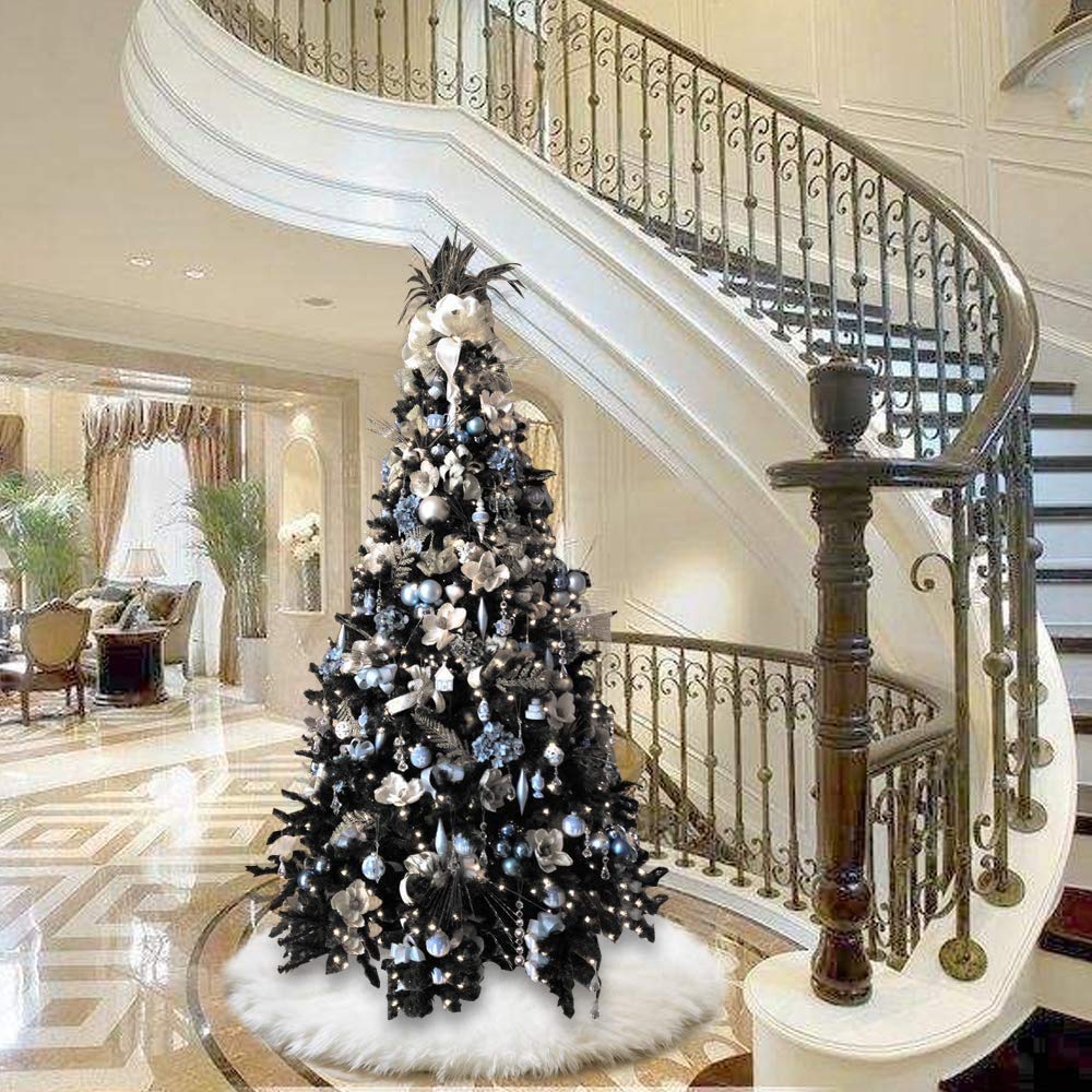 Ornamenti Candela E Dell'albero Di Natale Rotondi Fotografia Stock