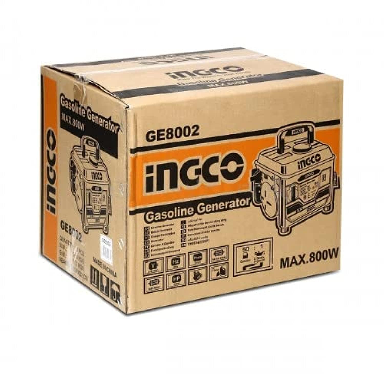 Ingco GE8002 Gasoline Generator full view