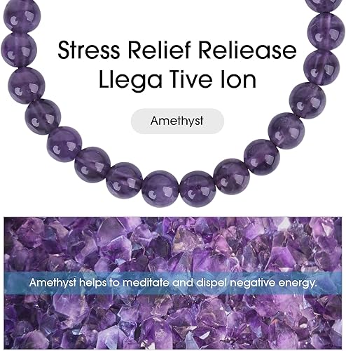 Miniatura 43 de Black Beaded Bracelets for Men Boys: 6mm Obsidian Onyx Lava Beads Mens Bracelet Set Mens Jewelry - Cool Anniversary Valentines Fathers Birthday