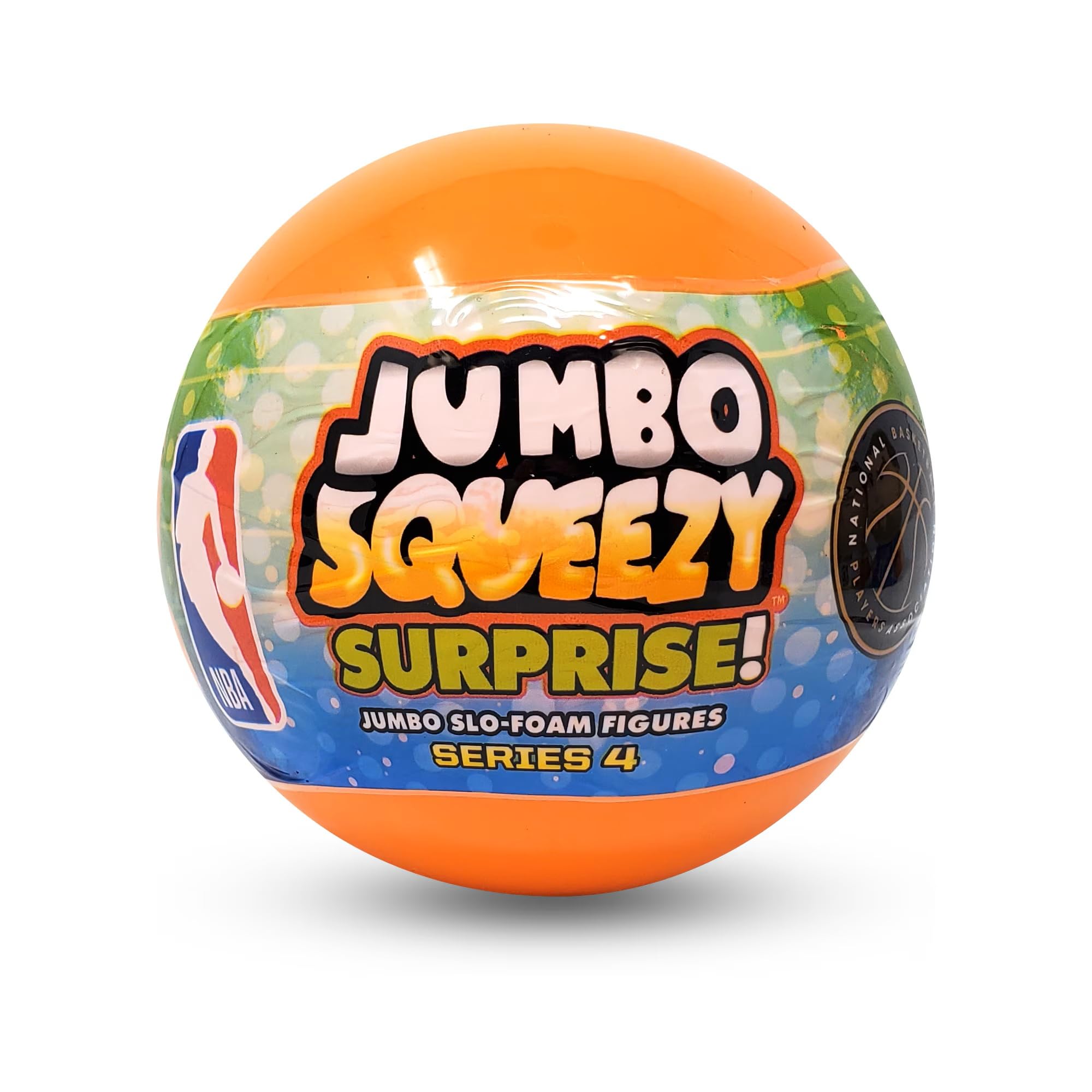 Party Animal 1 NBA Basketball Series 4 Jumbo Squeezy Mate Capsule Blind Pack 5" Slow Rise Foam 2025