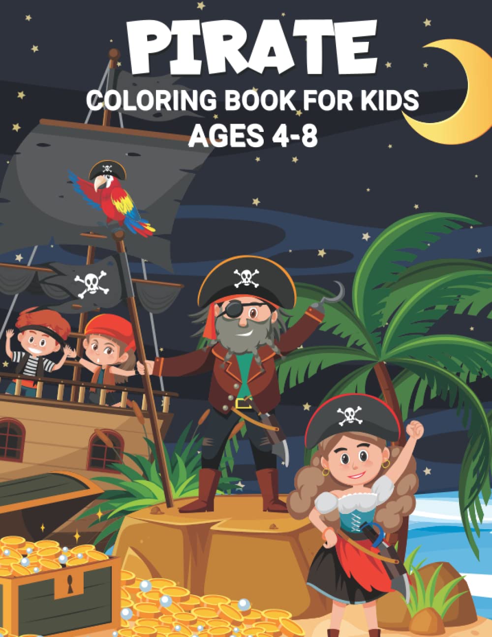 Pirate Coloring Book: For Kids (Children's Coloring Books)