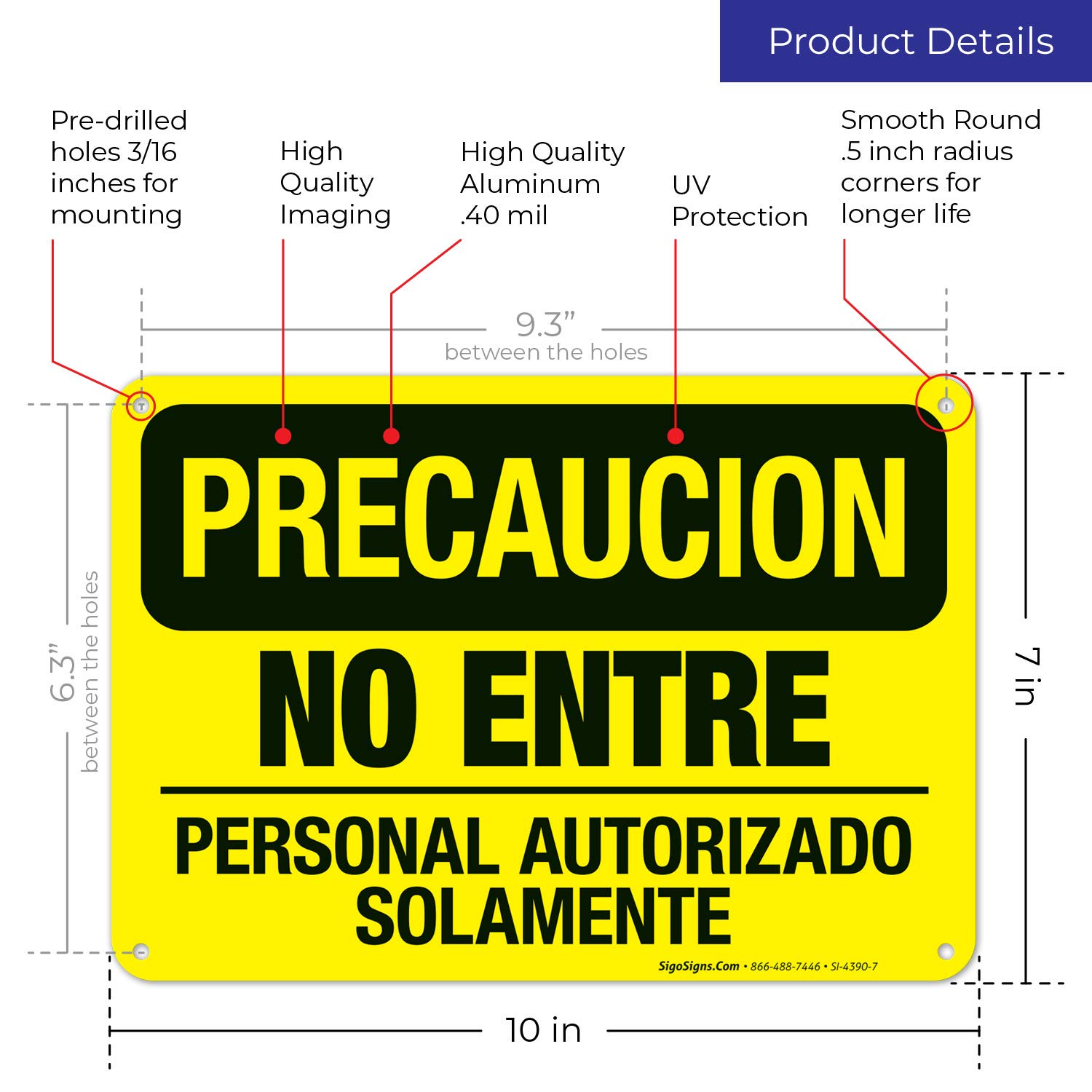 Do Not Enter Sign In Spanish