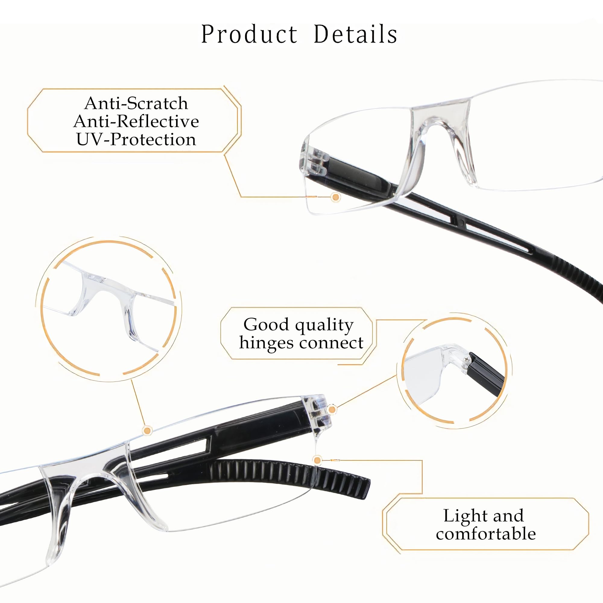 LifeArt Lesebrillen, Blaulicht-Blockierbrille, Computer-Lesebrille für Damen und Herren, Brillengestell mit rechteckigem Mode-Design