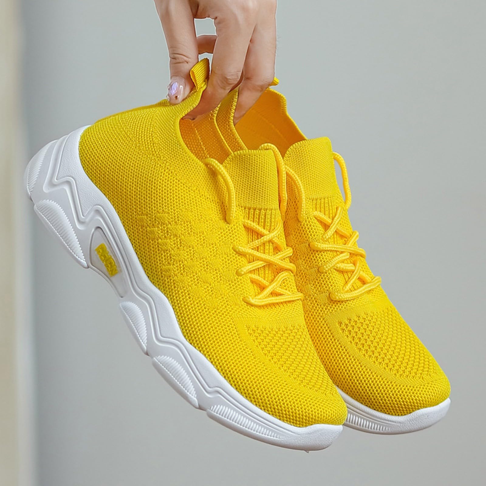 Sneakers Donna A Rete Traspiranti Stringate - Scarpe Sportive