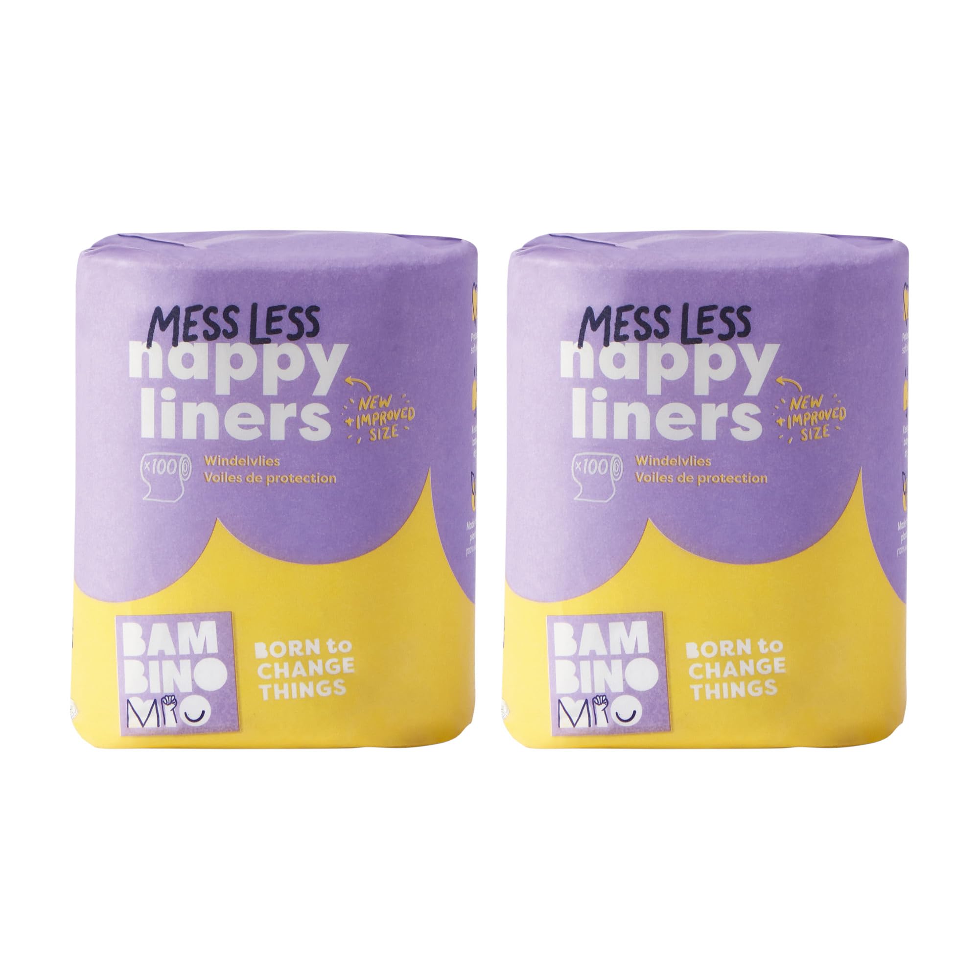 Bambino Mio, Supersoft Windelvlies, biologisch abbaubar, 2 x 100 Stück