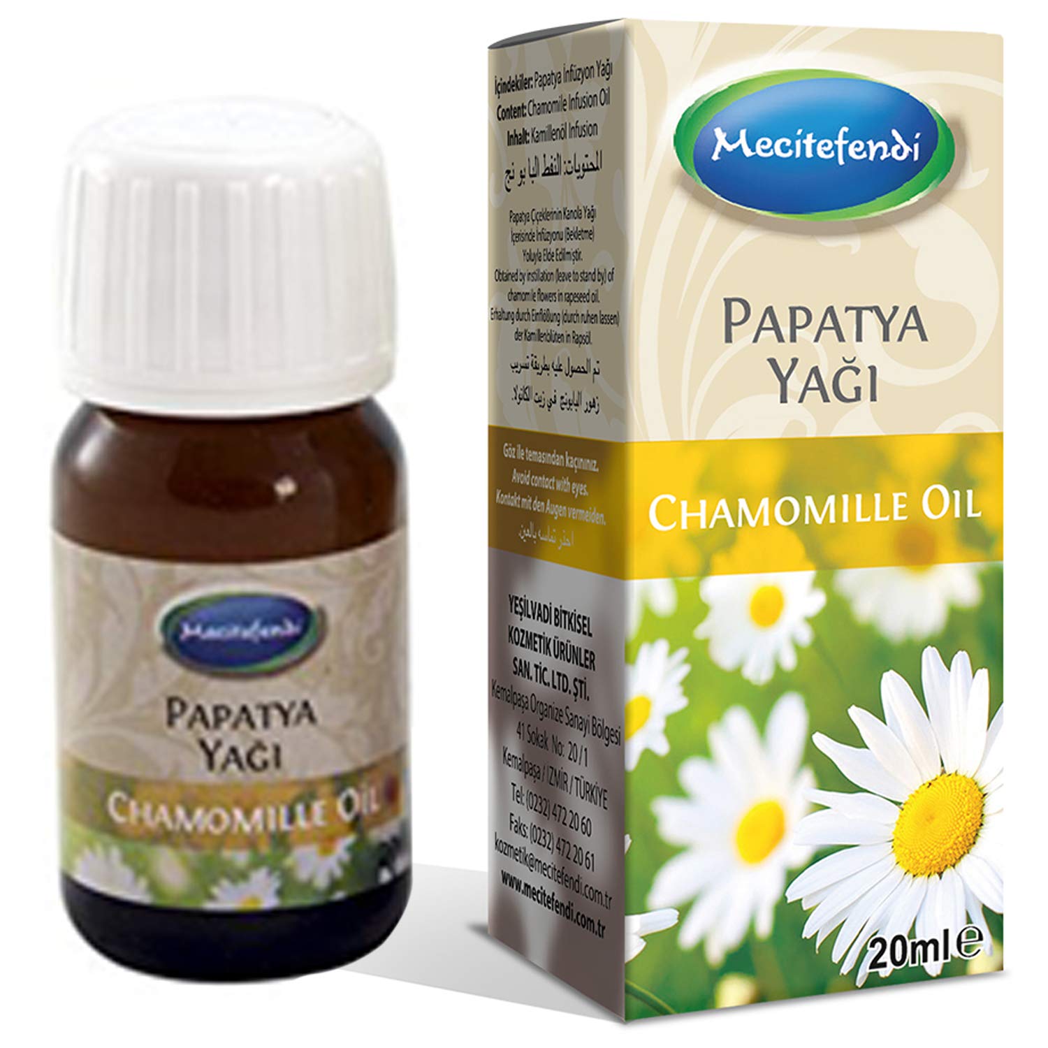 Mecitefendi Papatya Yağı 20 Ml