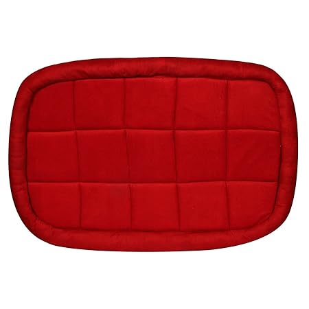 Jainsons Ultra Soft Velvet Mat, Red (Large)